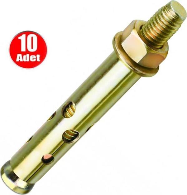 Çelik Dübel Gömlekli 8x75 (10mm) - 10 adet - Image 1