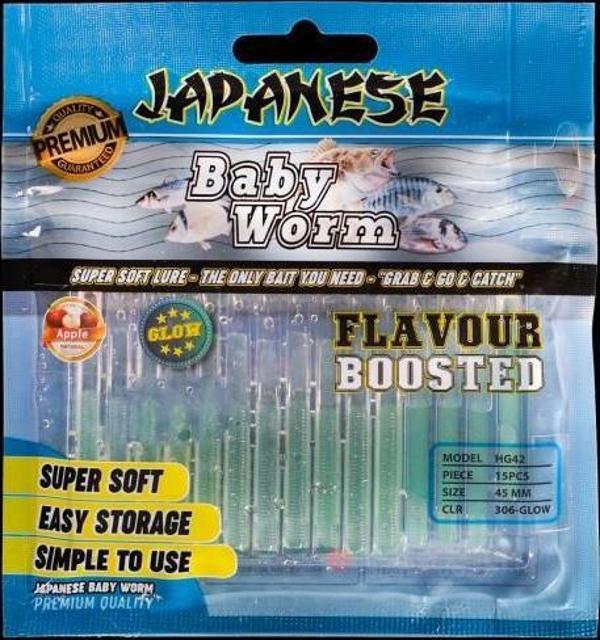 Japanese Baby Worm Aromalı LRF Silikon Solucan Yem 306 - Image 1