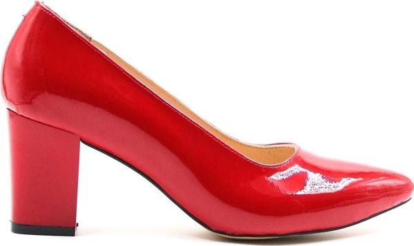 Hakiki Deri Kadın Kalın Topuklu Ayakkabı 064ZA357 - Image 1