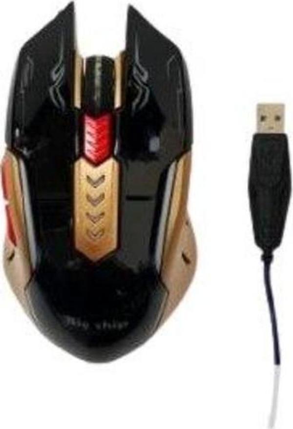 Platoon Pl-1624 RGB Işıklı Kablolu Usb Oyun Mouse - Image 1