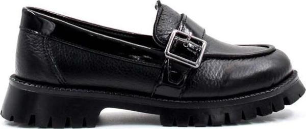 Hakiki Deri Kız Çocuk Casual Ayakkabı 006XA520 - Image 1