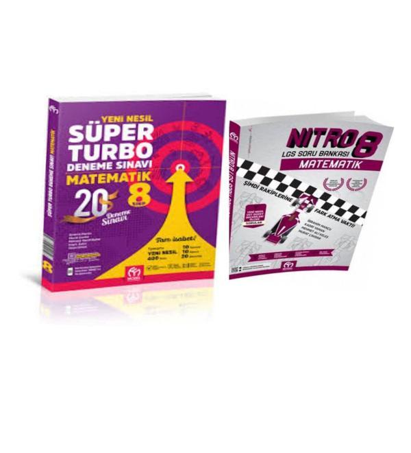 8. Sınıf Matematik Süper Turbo Deneme Sınavı Ve Nitro Soru Bankası - Model Eğitim Yayınları - Image 1