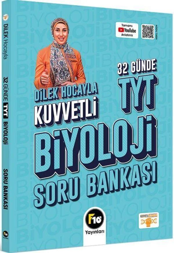 F10 TYT Biyoloji Dilek Hocayla 32 Günde Soru Bankası F10 Yayınları - F10 Yayınları - Image 1