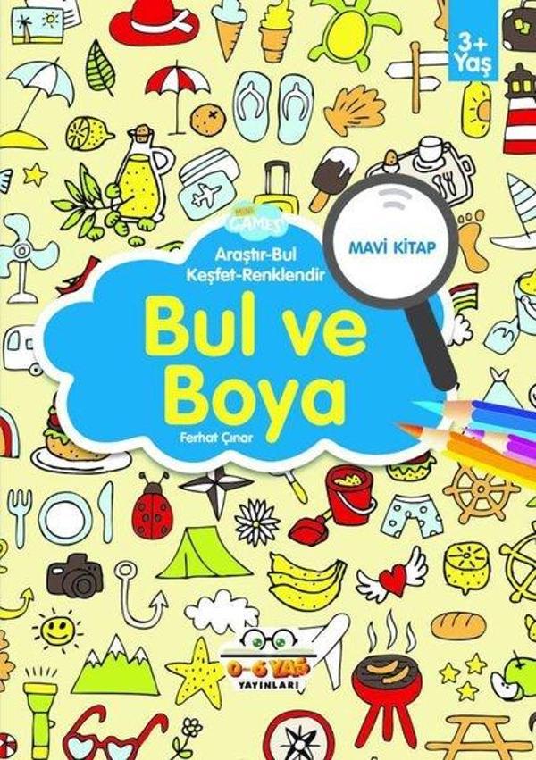 Bul ve Boya - Mavi Kitap - 0-6 Yaş Yayınları - Image 1