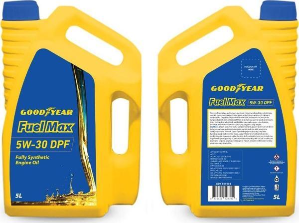 Goodyear FUEL MAX 5W30-PARTİKÜL 5 LİTRE MOTOR YAĞI - Image 1