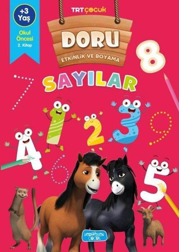 TRT Çocuk - Sayılar - Doru Etkinlik ve Boyama - Yediveren Çocuk - Image 1
