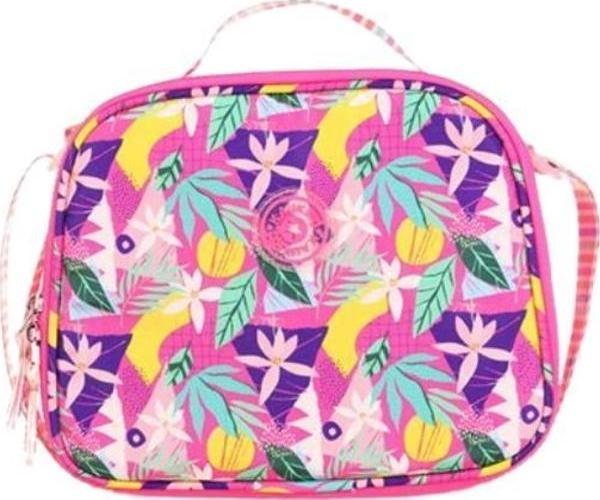 Kaukko Double Stripe Beslenme Çantası Pink K9037 - Image 1