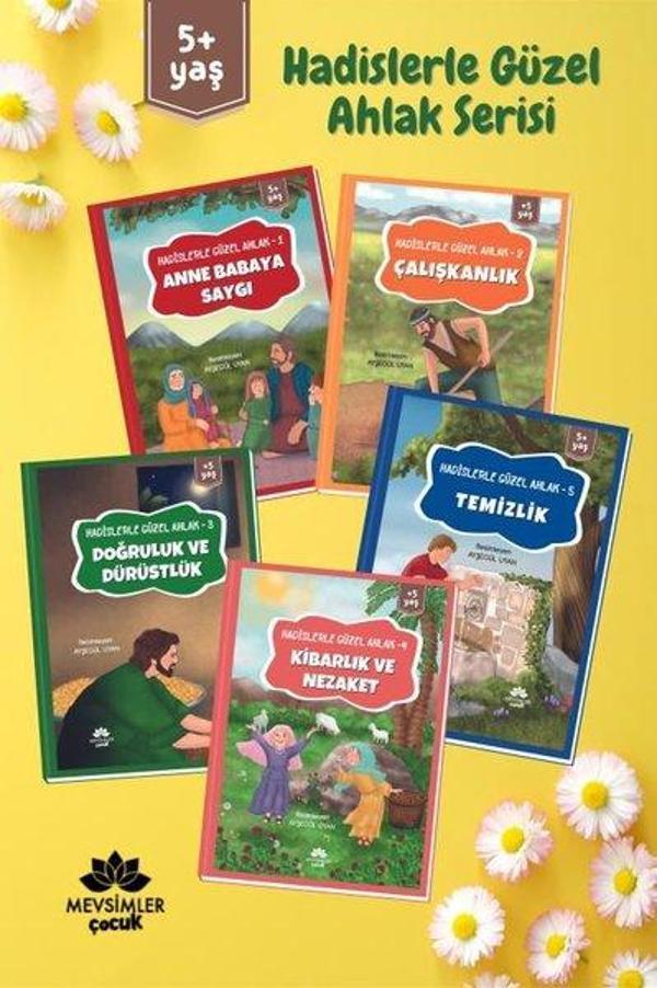 Hadislerle Güzel Ahlak Seti - 5 Kitap Takım - Mevsimler Çocuk - Image 1