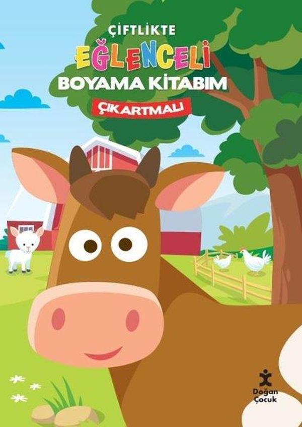 Çiftlikte Eğlenceli Boyama Kitabım - Çıkartmalı - Doğan Çocuk - Image 1