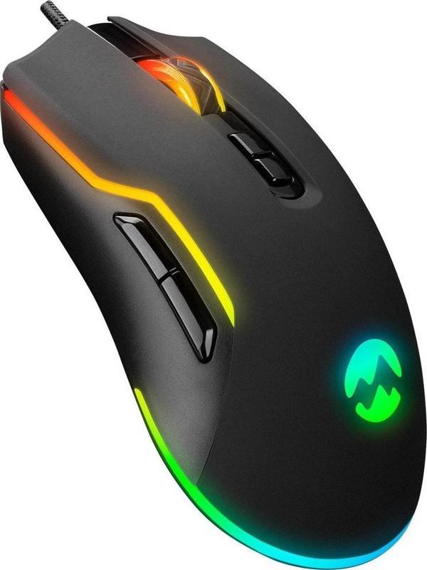 Everest Sm-G14 Dusk Usb Siyah 7200-Dpi RGB Ledli Gaming Oyuncu Mouse - Image 1