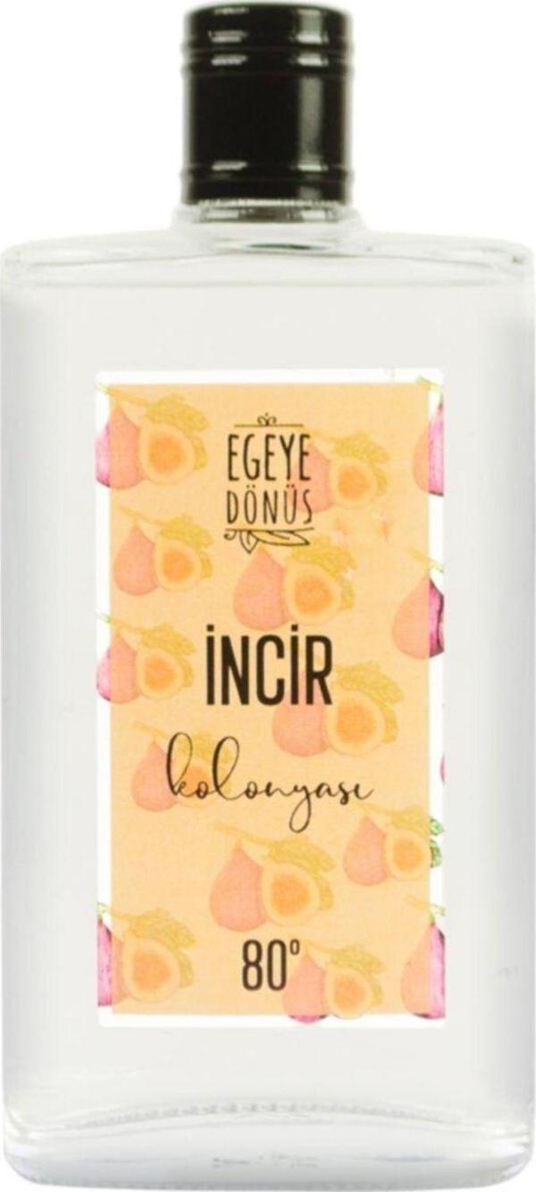Egeye Dönüş Incir Özü Kolonyası Cam Şişe 200 Ml (80 Derece) - (parfümlü) - Image 1