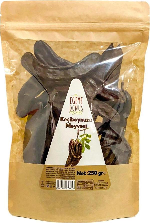 Egeye Dönüş Keçiboynuzu Meyvesi Harnup Kurusu - 250 gr - Image 1