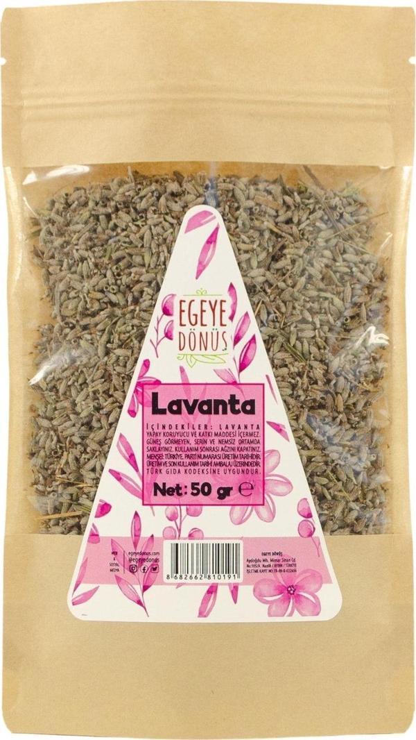 Egeye Dönüş Lavanta Çiçeği Kurusu (bitki Çayı - Tütsü) - 50 Gr. (1. Kalite) - Image 1
