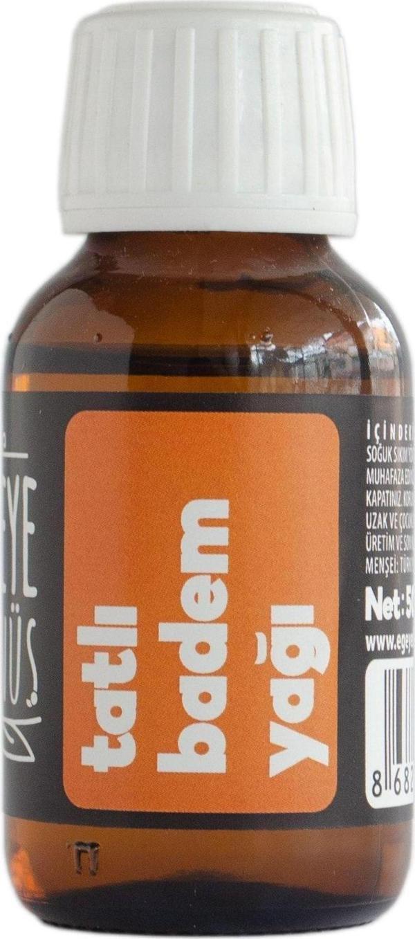 Egeye Dönüş Soğuk Sıkım Saf Tatlı Badem Yağı - 50 ml - Image 1