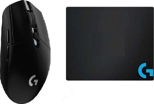 Logitech G305 Siyah Kablosuz Gaming Mouse Ve Oem Mouse Pad 40X30 Cm - Image 1