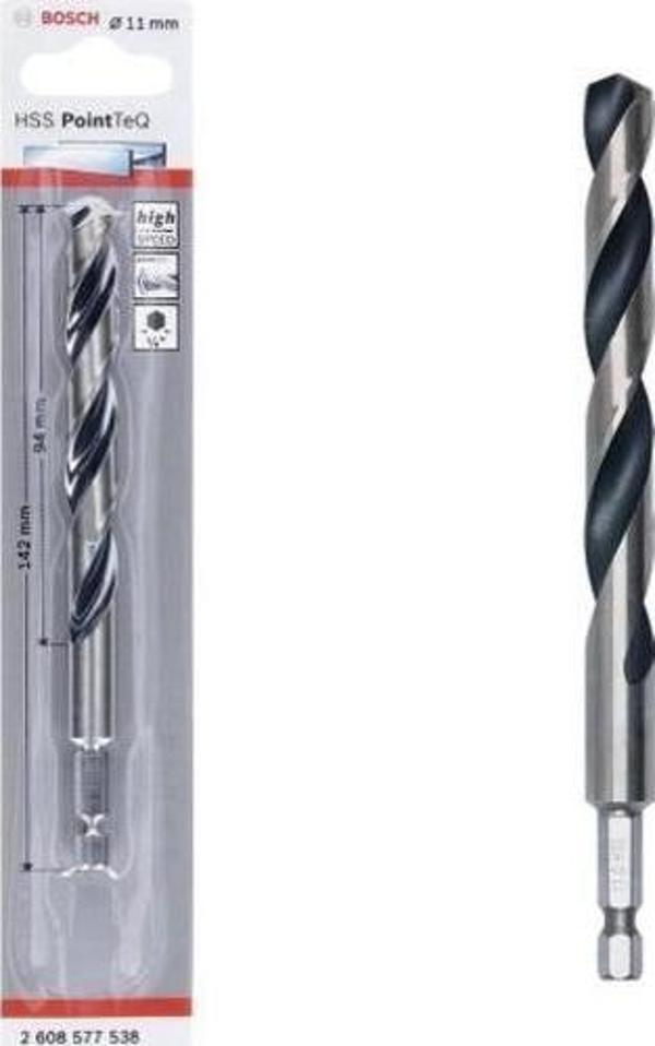 Bosch Hss Point Teq Hex Metal Matkap Ucu 11MM  - 2608577538 - Image 1