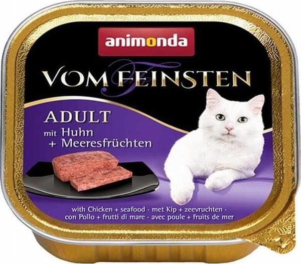 Animonda Vom Feinsten Mare Tavuklu ve Deniz Mahsüllü Yetişkin Kedi Konservesi 6 Adet 100 Gr - Image 1