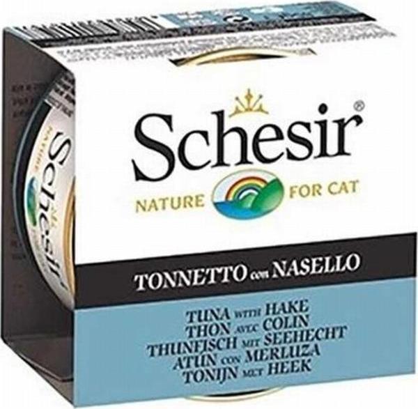 Schesir Ton ve Barlam Balıklı Yetişkin Kedi Konservesi 6 Adet 85 Gr - Image 1