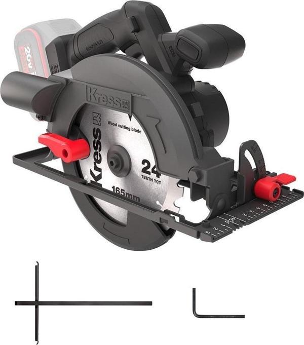 Kress KUE12.9 20Volt 165MM Kömürsüz Profesyonel Daire Testere (Akü Dahil Değildir) - Image 1