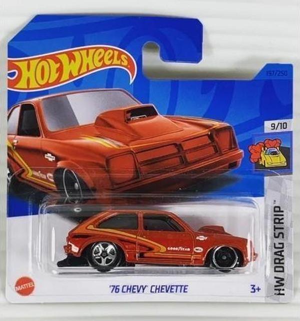 Hot Wheels Tekli Arabalar HW DRAG STRIP 9/10 76 CHEVY CHEVETTE 197/250 - Image 1