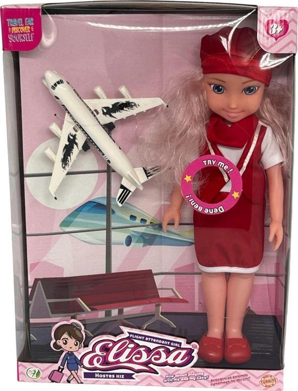 Global Toys Elissa Konuşan Hostes Bebek 30 Cm - Image 1