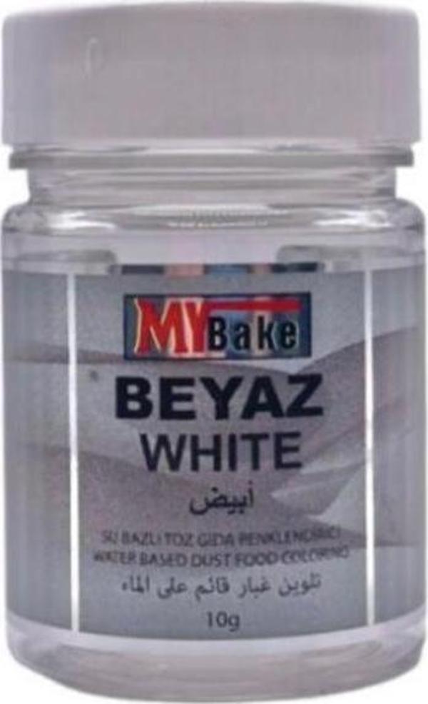 MY BAKE SU BAZLI BEYAZ GIDA RENKLENDİRİCİ 10 GR - Image 1