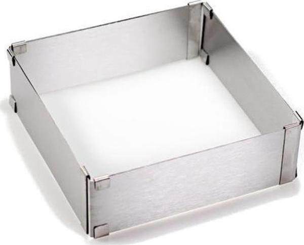 Ayarlanabilir Kare Pasta Kalıbı  / Turta Çemberi 20*40 cm - Image 1