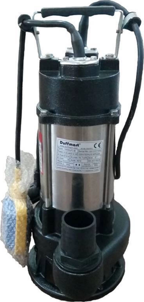 Duffmart V450F-B Pis Su Foseptik Parçalayıcılı Açık Fanlı Dalgıç Pompa - Image 1