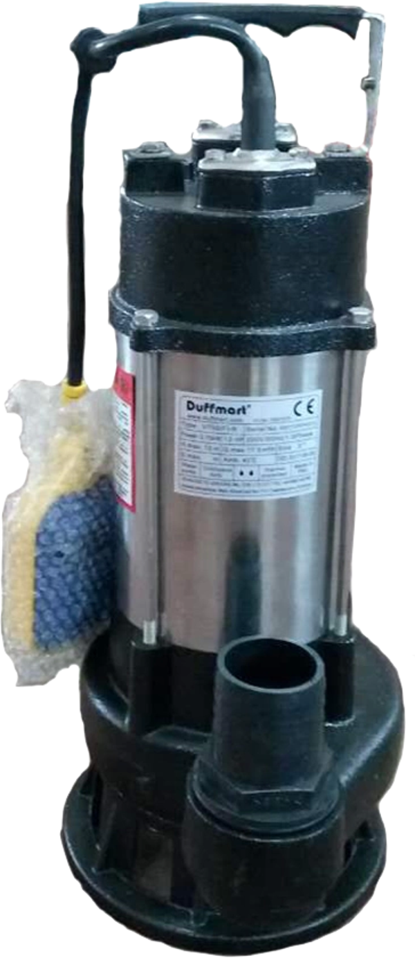 Duffmart V750F-B Pis Su Foseptik Parçalayıcılı Açık Fanlı Dalgıç Pompa - Image 1