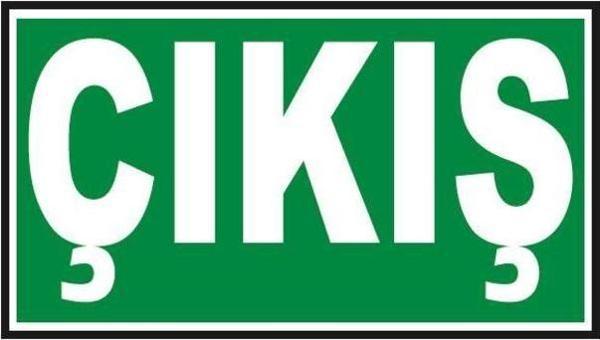 Fosforlu  Çıkış  Levhası  - Fotolümenli - Image 1