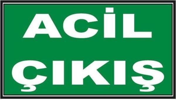 Fosforlu Acil Çıkış Levhası  - Fotolümenli - Image 1