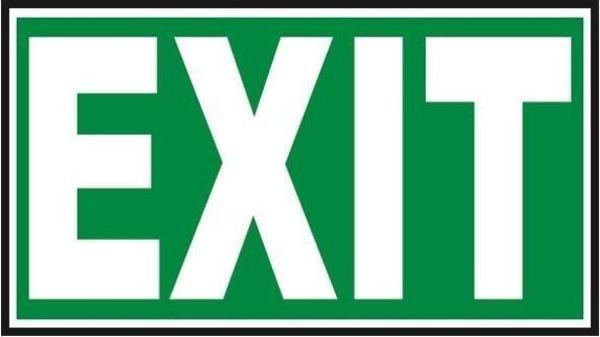 Fosforlu Exit Levhası  - Fotolümenli - Image 1