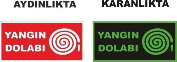 Fosforlu Yangın Dolabı Levhası - Image 1