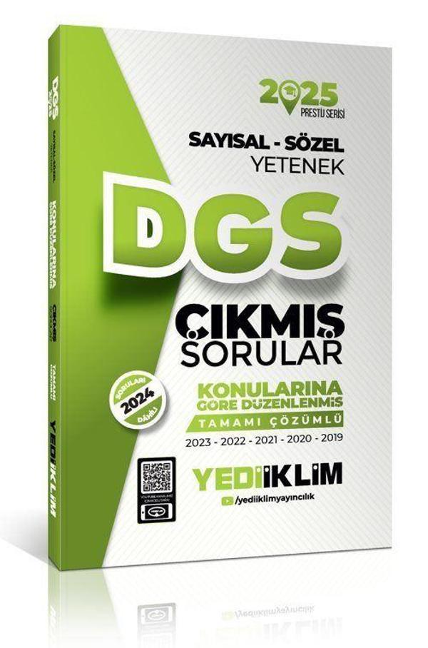 2025 DGS Sayısal-Sözel Yetenek Tamamı Çözümlü Konularına Göre Çıkmış Sorular - Yediiklim Yayınları - Image 1