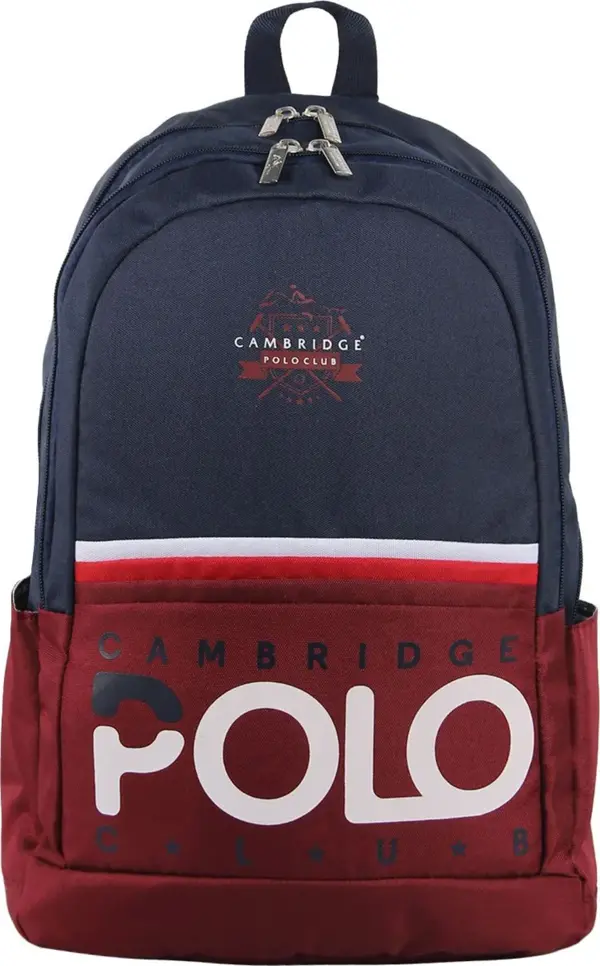 Cambridge Polo Club Preppy II Çift Ana Bölmeli Unisex Okul Sırt Çantası Lacivert / CPC3019.011 - Image 1