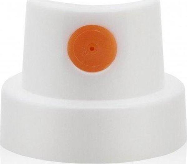 Montana Fat Sprey Başlığı Beyaz - Turuncu (Püskürtme Genişliği: 8cm)/ 196201 - Image 1