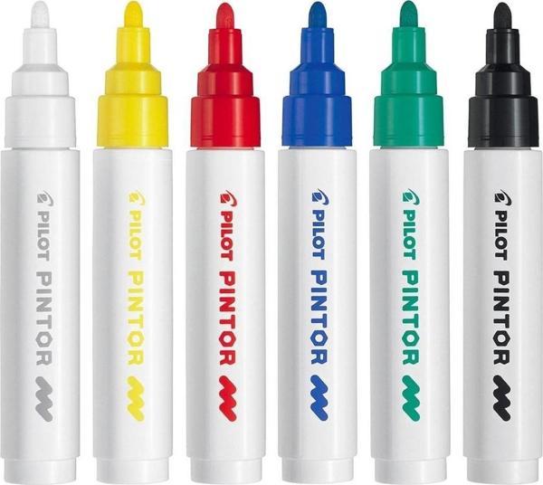 Pilot Pintor M 1.4mm Akrilik Kalem Markör Ana Renkler / SW-PT-M-S6 - Image 1