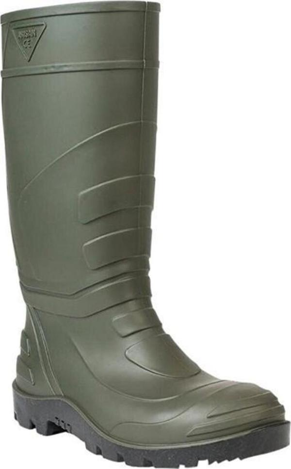 ARISAN PVC ÇELİK BURUNLU S4 ÇİZME HAKİ RENK - Image 1