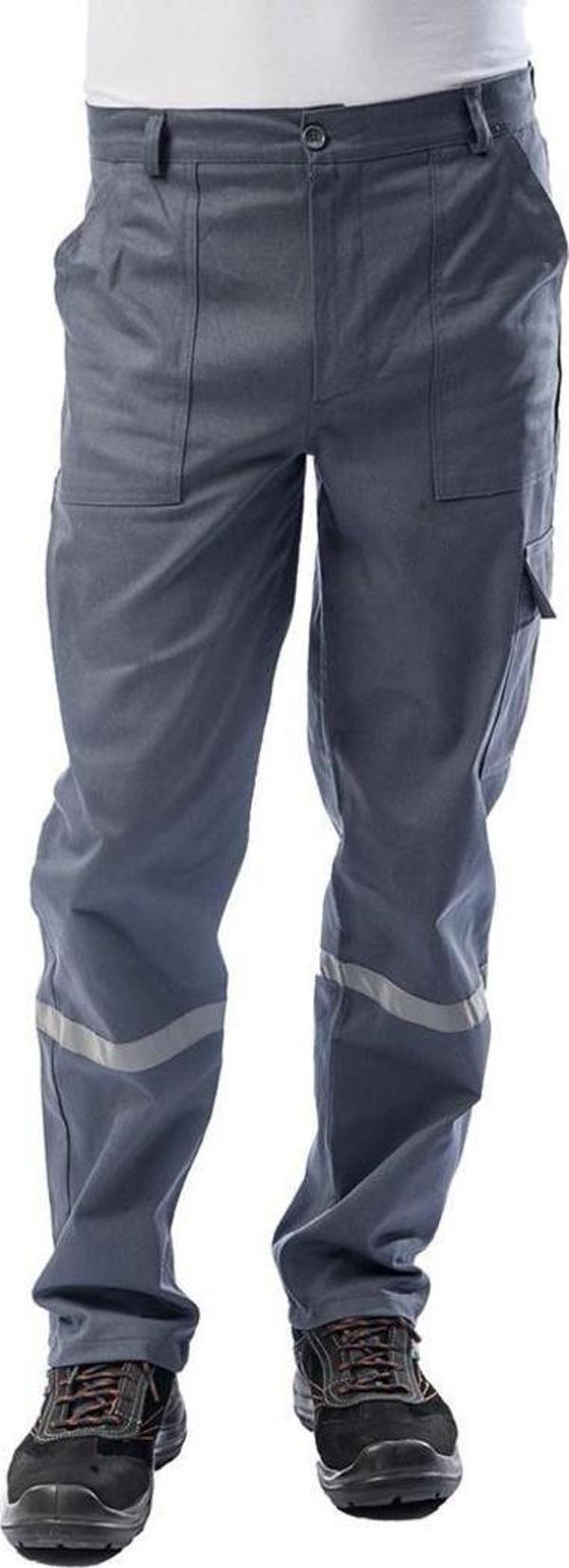 Kışlık Teknik İş Pantolonu 2958 SIMPLEX 7/7 390 Gsm %100 Pamuklu Renk Gri - Image 1