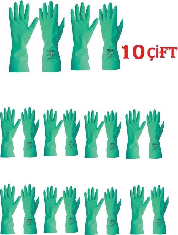 Kimyasal Nitril Eldiven Stl-1513-9-9,5 (Large Beden) X 10 Adet - Image 1