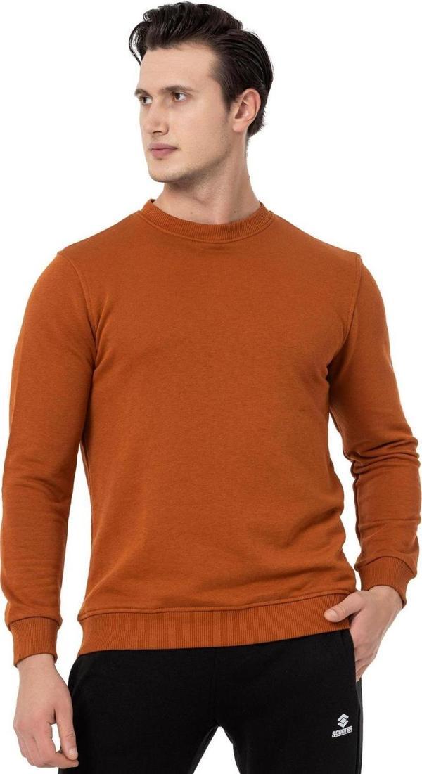 Scooter Bisiklet Yaka Kiremit Erkek Sweatshirt M1515TKR - Image 1