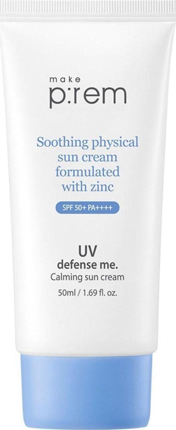 Make P:rem Make Prem Uv Defence Me Calming Sun Cream 50ml - Image 1