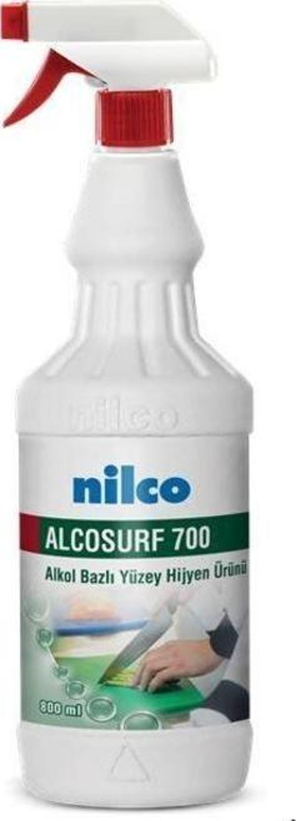 Nilco ALCOSURF 700 800ML ALKOL BAZLI YÜZEY HİJYEN ÜRÜNÜ - Image 1