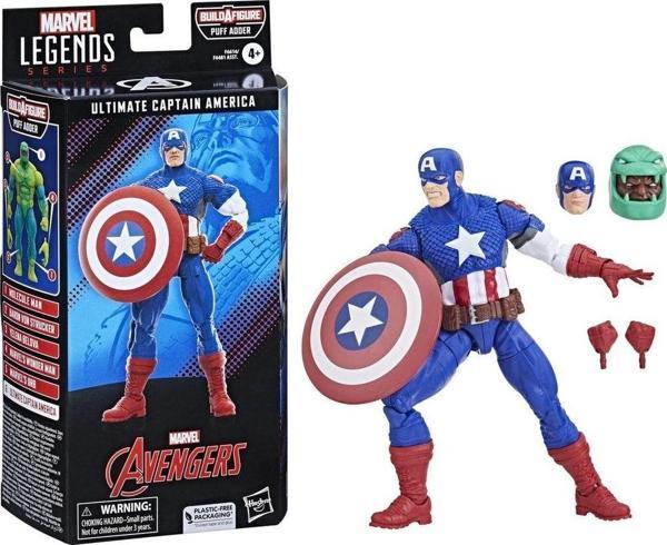 The Avengers (Classic Comic) - Marvel Legends Ultimate Captain America Aksiyon Figürü - Image 1