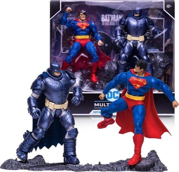 DC Comics DC Multiverse Batman: The Dark Knight Returns - Superman vs. Armored Batman İkili Figür - Image 1