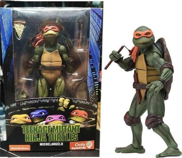 Neca Teenage Mutant Ninja Turtles (1990 Movie) - Michelangelo Aksiyon Figürü - Image 1
