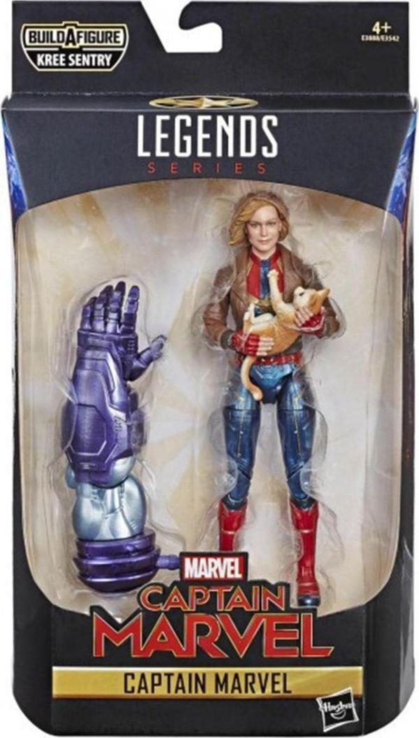Captain Marvel - Marvel Legends Captain Marvel (Bomber Jacket) (Kree Sentry BAF) Aksiyon Figürü - Image 1