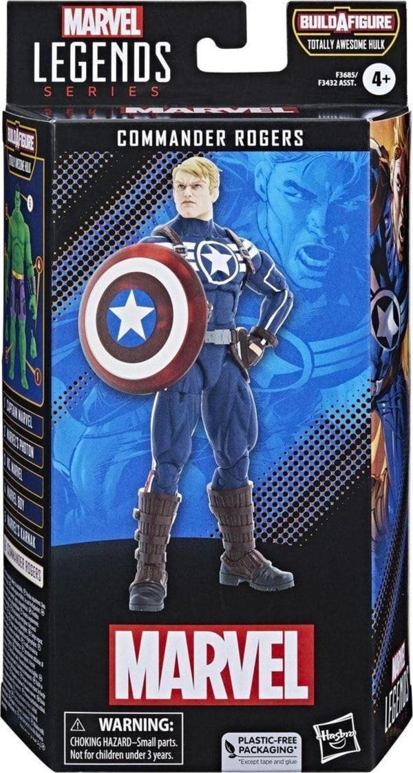 Marvel Comics - Marvel Legends Commander Rogers Aksiyon Figürü (Totally Awesome Hulk BAF) - Image 1