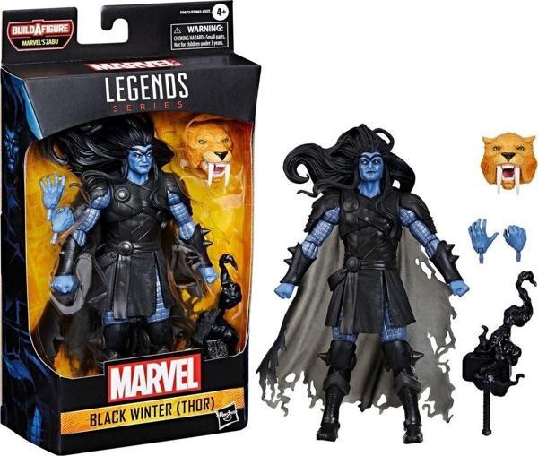 Marvel Legends Black Winter (Thor) (Comics) Aksiyon Figürü (Marvel's Zabu BAF) - Image 1