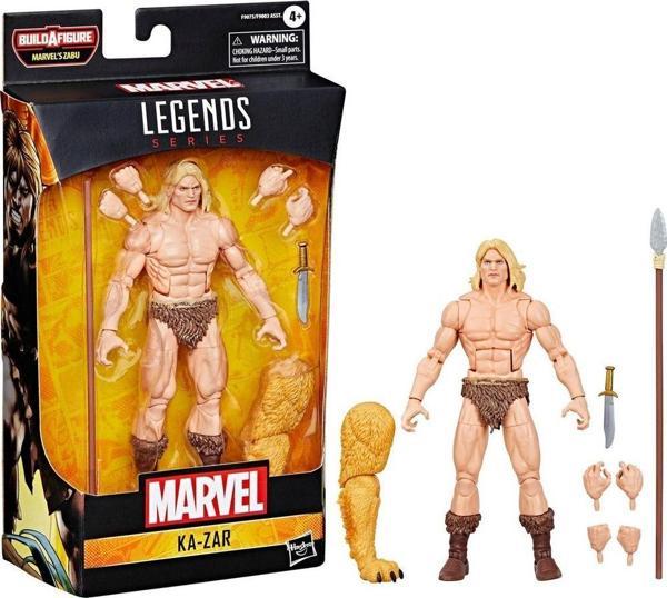 Marvel Legends Ka-Zar (Comics) Aksiyon Figürü (Marvel's Zabu BAF) - Image 1